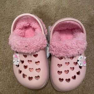 Koala Kids Clogs with Heart Cutouts